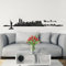 Wandkings Skyline - Deine Stadt wählbar - New York - 125 x 20 cm - Wandaufkleber Wandsticker Wandtattoo