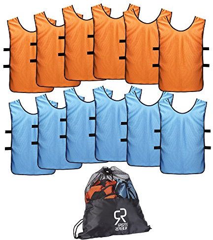 Sport Trikot Leibchen (12er Pack) - Fußball Trainingsleibchen