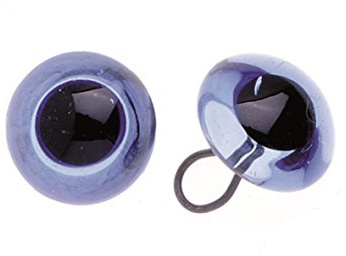 Glorex Eye Glass/Eyelet, Multiple Blue, 13.5 x 8.2 x 1.6 cm, 50 Units