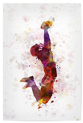 artboxONE Poster 30x20 cm Sport American Football Player - Bild Full Length Adults African