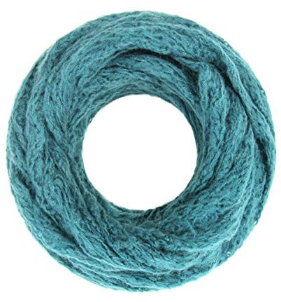 Majea Damen Loop - Zopfmuster, petrol Damen Artikel-Nr.441021