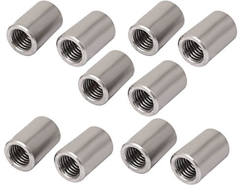 Aexit M14 Rose Joint Adapter Gewindestange Stabbolzen Runde Kupplung Anschlussmuttern 10st (a3e85204e56e6af7cbf52bb2f655c689)
