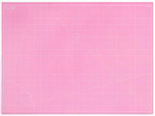 Elan Schneidematte A0 Rosa, 5-lagige Schneidematte 90x120 Selbstheilend, Bastelunterlage Schnittfest A0, Cutting Mat 90x120, Schneideunterlage Basteln