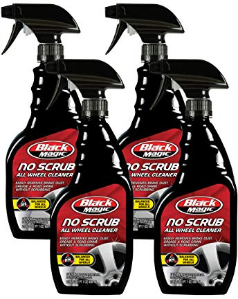 Black Magic BM41023W-4PK No Scrub All Wheel Cleaner, 23 oz. (Pack of 4)