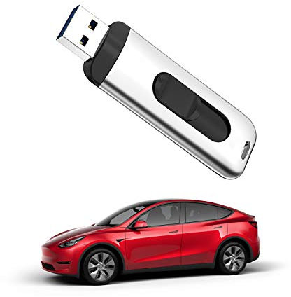 Tesla Dashcam 128 Go Clé USB Flash Drive - Mode Sentry - Tesla Model 3/S/X/Y - Carte Micro SD 128 Go Avec Lecteur