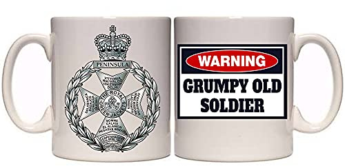 Maccna-Arts Royal Green Jackets Grumpy Old Soldier Mug (MI14) Military Army 11oz & 15oz Gift (11oz)