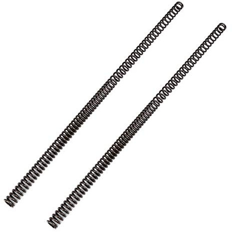 sourcing map Ressort 48cm Noir Motocyclette Moto Rechange Fourche Avant 2pcs