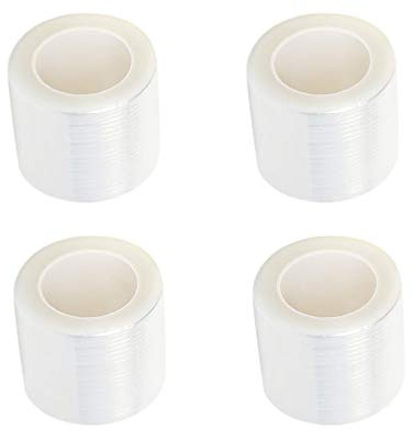 Healifty 4 Rollen Frischhaltefolie, Professionelle Tattoo Barrier Film, Einweg Barrierefolie Tattoo Schutzfolie zur Abwehr von Infektionen, PE-Kunststofffolie für Augenbrauen Lippen Zubehör [Weiß]