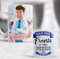Necool Taza Personalizada con Nombre - Taza de Cerámica de 350 ML - Apto para Microondas - Estampado de Letras - Regalo Original para Médico - Aniversario, Día de San Valentín, Cumpleaños