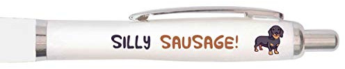 T&S - Silly Sausage - Funny Dachshund Pen - Dachshund Dog Pen - Dog Owner & Lover Gifts (Non-Personalised)