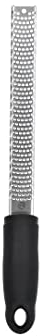 MasterChef Zesteur d'Agrumes & Râpe à Fromage Manuelle, Râpe Fine pour Parmesan, Citron, Coconut, Muscade, Chocolat et plus, 34,5cm, Lames Tranchante en Acier Inoxydable