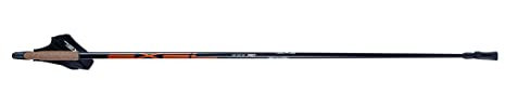 EXEL Nordic Walking Stöcke | Nordic Pro | 1 Paar, 100% Carbon, QR Multi-Schlaufe (S-L) und All Terrain Tip Spitze (125)