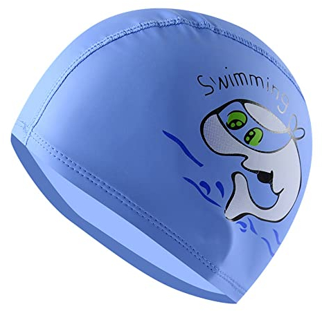 Flyorigin Bonnet de Bain pour Enfants, Garçons et Filles - Imperméable pour Tout-Petits Âgés de 3 à 10 Ans