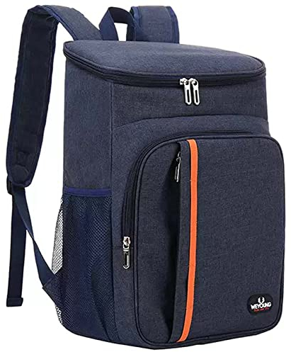23L Picknickrucksäcke Groß Kühlrucksack Isoliert Kühltasche Outdoor Picknicktasche Thermo Rucksack Wasserdicht Lunchtasche, Multifunktion Thermotasche Campingtasche für Camping Wandern Reisen,Blau