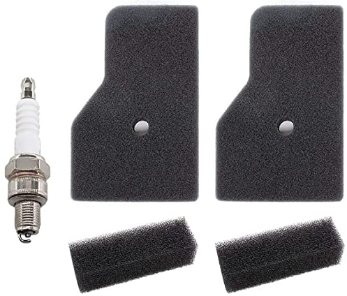 2 Pack Luftfilter Kit für HONDA EU22i EU20i EU2200i EU2000i EB2000i Serie Stromerzeuger, ADEFOL Luftfilter mit Zündkerze Zubehör Teilesatz, Ersetzt 17211-Z07-000 und 17218-Z07-000