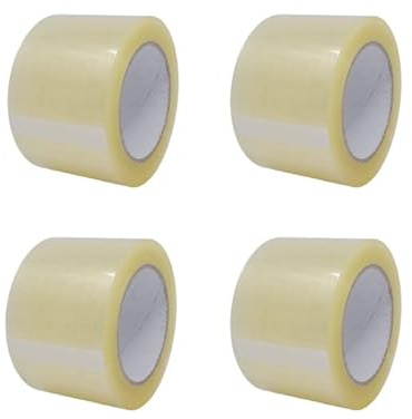 gws Paket-Klebeband PP leise Verpackungsband geräuscharm abrollend : Packband mit hoher Klebkraft in Profi-Qualität | versch. Farben | Länge: 100 m | Breite: 72 mm | Dicke: 50 μm |Farbe: transparent