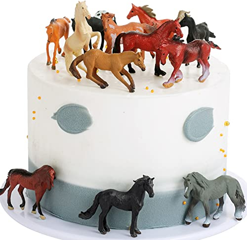 Pferde Kuchendeckel, Pferde Figuren Kuchen Deko, Tortendeko Pferd, Pferd Tortenaufleger, Pferde Cake Topper,Pferde Geburtstagsdeko, Pferde Kuchen Toppers, Pferde Kuchen Dekorationen