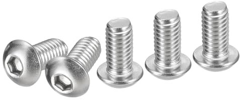 DTGN 3/8-16x3/4 Vis à Tête Cylindrique à Six Pans Creux 20 Pièces Convient pour les Machines Acier Inoxydable 304 18/8 Fixations UNC à Filetage Complet à Entraînement Hexagonal