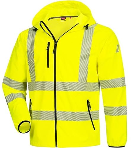 Nitras Warnschutz Windbreaker MOTION TEX VIZ, gelb, Größe 5XL