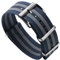 WatchGecko Ridge Military Nylon Watch Strap. Navy Bond 22mm. Rugged, Quick-Drying and Secure Replacement Wristwatch Strap for Outdoor Activities.