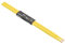 QUARKZMAN 1 Par de Baquetas de Madera de Arce con Mangos Antideslizantes 7A Amarillo Baqueta Clásica de Madera para Instrumento Musical de Percusión de Batería