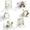Alsonerbay Wandregal Weiß Klein Schweberegal 6er Set, 10cm Mini Regal Wand Wandboard Hängeregal Regale für Wände Wall Shelf für Schlafzimmer Wohnzimmer Badezimmer Küche (Weiß)