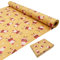 Papier cadeau de Noël pour emballage cadeau : rouleau de papier cadeau kraft imprimé avec le Père Noël 43 cm x 15 m, papier cadeau recyclable