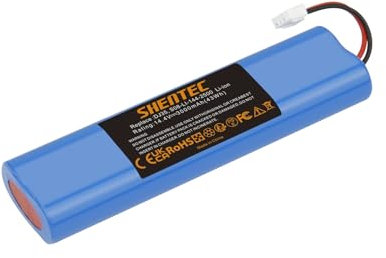 Shentec 14.4V, 3000mAh Lithium-ION Batterie Compatible avec Ecovacs Deebot DJ35, DJ36, DK35, DK36, DK520, DN520 Home Hoover Robot S08-LI-144-2500