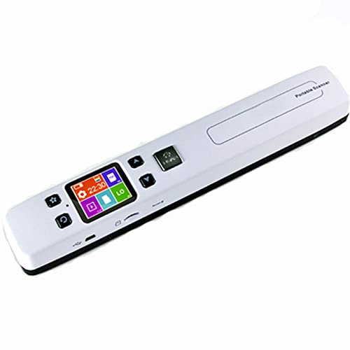 A4 Portable Scanner, Max 1050 DPI Documents Scanner, Flat Scanning, with 1.8 Inch Color Screen, Digitizing Pages Into PDF & JPEG, No Computer Needed, Mobile Scanning Device
