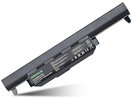 BORSCELLOR A32-K55 Batterie pour Asus X75V F75VD X75A R500V F75V F75VB F75VC R503U R503A R503C K55VD X75VD K75VM K75VD K75DE K55 K55N K55VM K75VM K75DE K55 K55N K55VM KM K75DE 55 VM KC. 75VM K75 45 VS