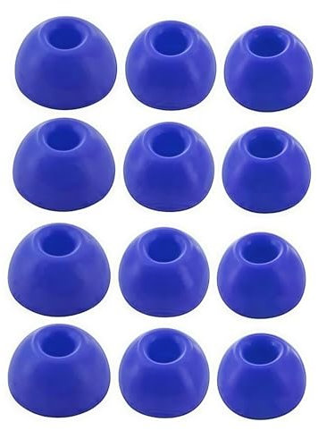 Rhinenet Eartips for Beats Studio Buds + Ear tips, Premium Silicone Antip Slip Cover Replacement Beats Earbuds Tips Ear pieces Fit in Charging Case 6Pairs S/M/L (Ocean blue)