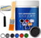 Camic rust Conversion Paint, Weatherproof Rust Converter paint For Metal, 4-in-1 Rust Remover for Metal Primer, Water-Based metal Inhibitor Multi-Color Industrial Paint (Black, A-300g)