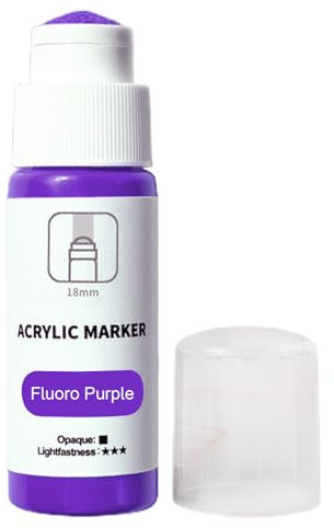 Graffiti Paint Marker Ink Water Based Mop Marker | Quick Drying 18mm -tiip Graffiti Pen, Durable 60ml Refillable MOP Marker for Artists, Tags, Walls, Canvas, Street Art Us