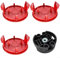 Homeponnew Pacchetto accessorio delle parti di ricambio F016F04841 della falciatrice, con la copertura rossa di plastica e la base dello zoccolo per Bosch per il sistema elettrico della taglierina