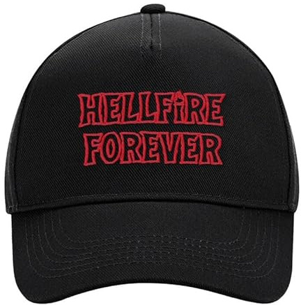 Stranger Things Season 5 - Hellfire Forever Unisex Cap schwarz