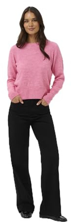 KAFFE Strickpullover KAniel XL, Pink Power Melange