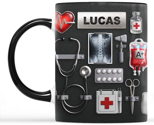 Geschenke Mall Personalisierte Tasse - Ärztin Arzt Krankenschwester Krankenpfleger - Tasse pflege, Mfa geschenke, Arzthelferin geschenk (Modell #4)