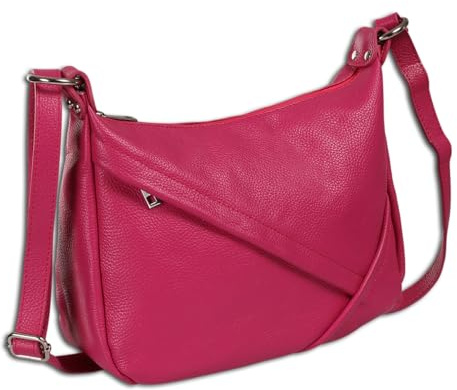 Toscanto Tasche pink, fuchsia Schultertasche mittel 35x22cmx12cm OTT191SP3