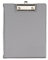 Maul 2339395 Schreibmappe A5 mit Folienüberzug, silber
