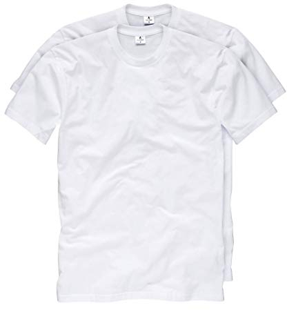 RAGMAN Shirt weiss im Doppelpack Rundhals, L