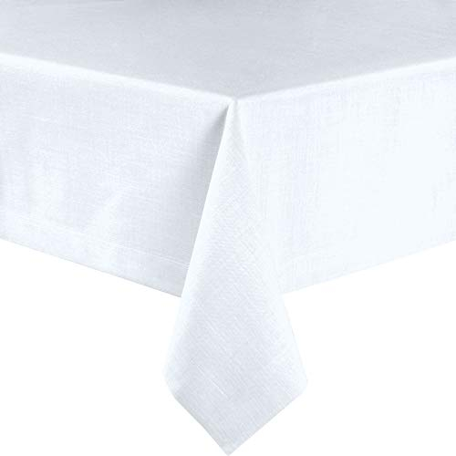 Sander Tischdecke Loft fleckabweisend weiß Größe 135x220 cm