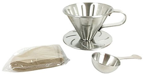 Cafe de Tiamo V01 Stainless Steel Coffee Dripper (HG5033)