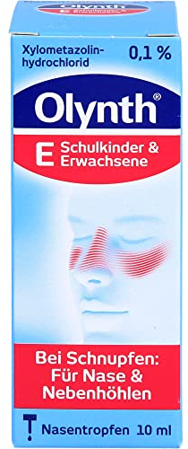Olynth 0,1% - Abschwellende Schnupfen Lösung für Erwachsene und Schulkinder ab 6 Jahren – 10 ml Nasentropfen