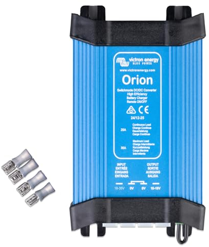 Victron Energy Orion Convertisseur IP20 24/12 Volt 25 amp DC-DC Non-isolé, Haute Puissance