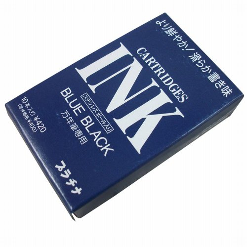 Platinum - Cartuchos de tinta (10 unidades), color azul