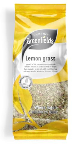 Greenfields Lemon Grass 50g - Herbal Tea Ingredients - Loose Cut and Dried Leaves