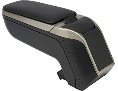 Armster RATI Armlehne Spezifische Armlehne Schwarz/Grau 2 für FIAT 500 (2016-). Mit Staufach und faltbar.
