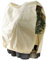 AFP Winterschutz Vlieshaube Querformat, XL 200 x 300cm / 140 g Extreme – für mehrere Kübelpflanzen beige/Kübelpflanzensack Gartenvlies/Frostschutzhaube Pflanzen / 2 Jutesäckchen gratis