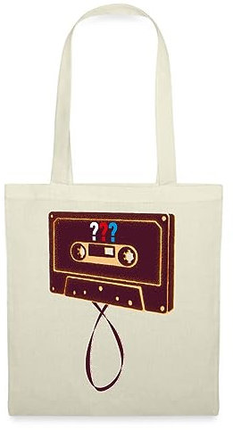 Spreadshirt Die Drei Fragezeichen Kassette Stoffbeutel, One size, Natur
