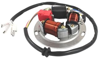 BISOMO Grundplatte, Stator elektr. Magnetzündung 6V 35/35W, 8305.1-100 komplett für Simson S50, S51, S70, SR50, KR51/2